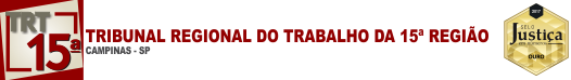 Tribunal Regional do Trabalho da 15ª Região