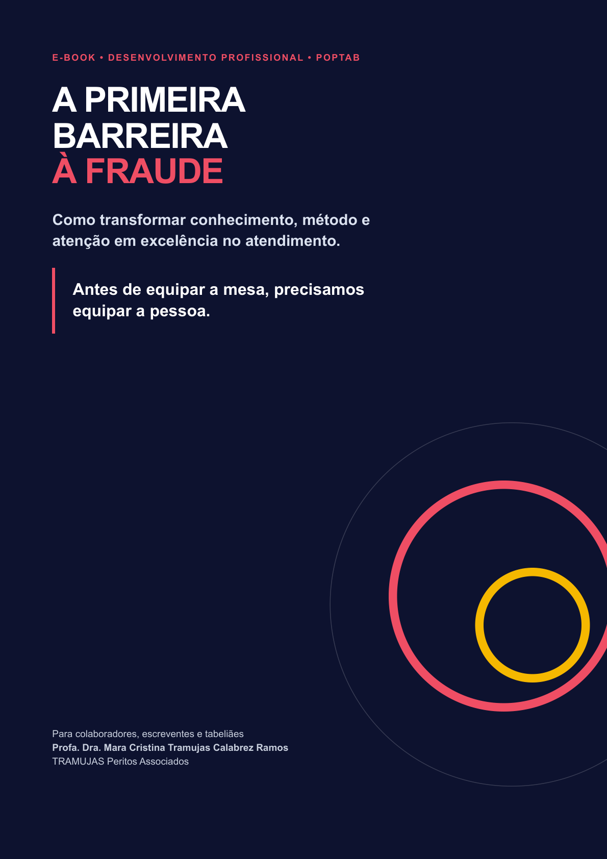Capa do e-book: A Primeira Barreira à Fraude