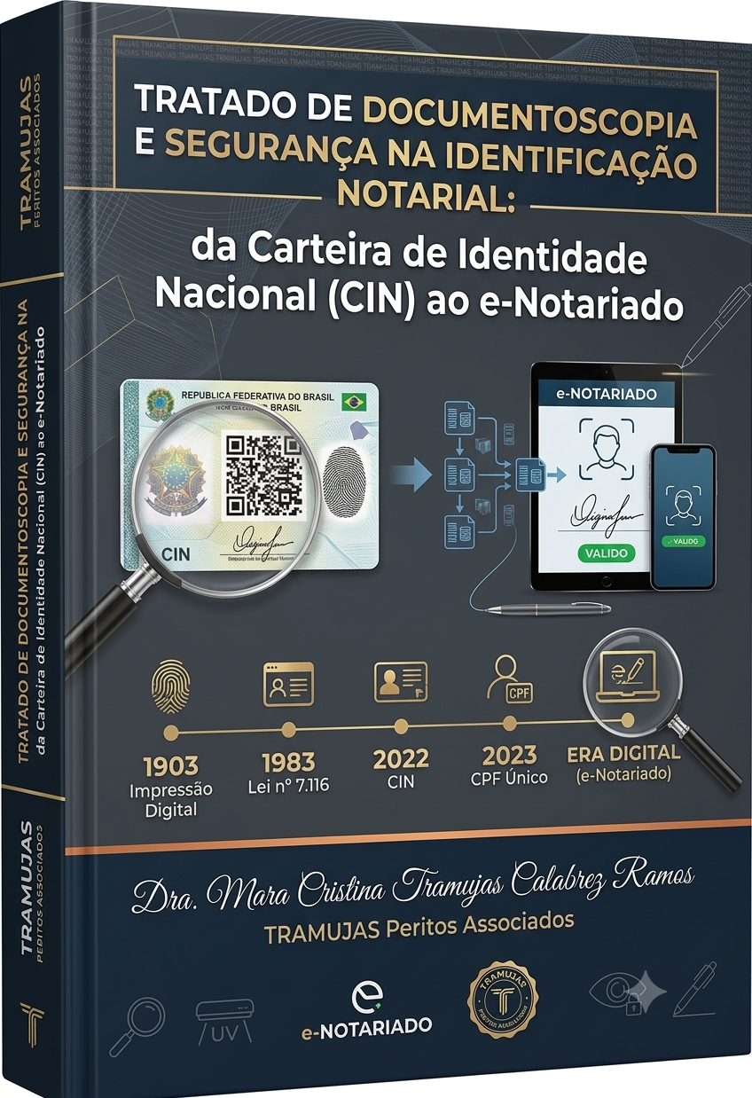Capa do e-book: Tratado de Documentoscopia e Segurança na Identificação Notarial